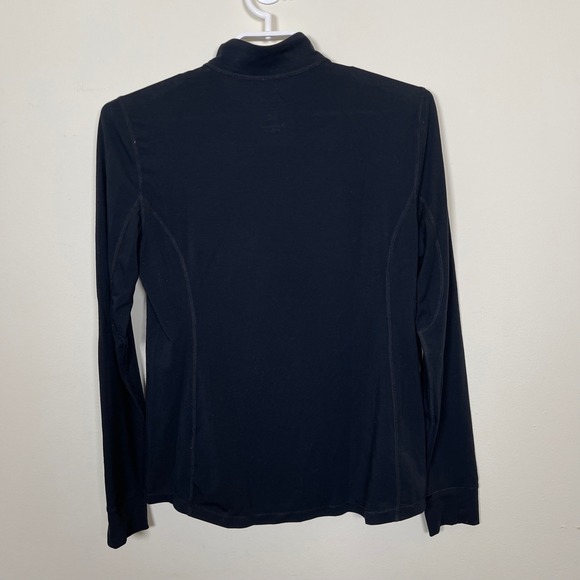 Paradox Black Drirelease Merino Wool Blend 1/4 Zip Long Sleeve Pullover M - Picture 3 of 7